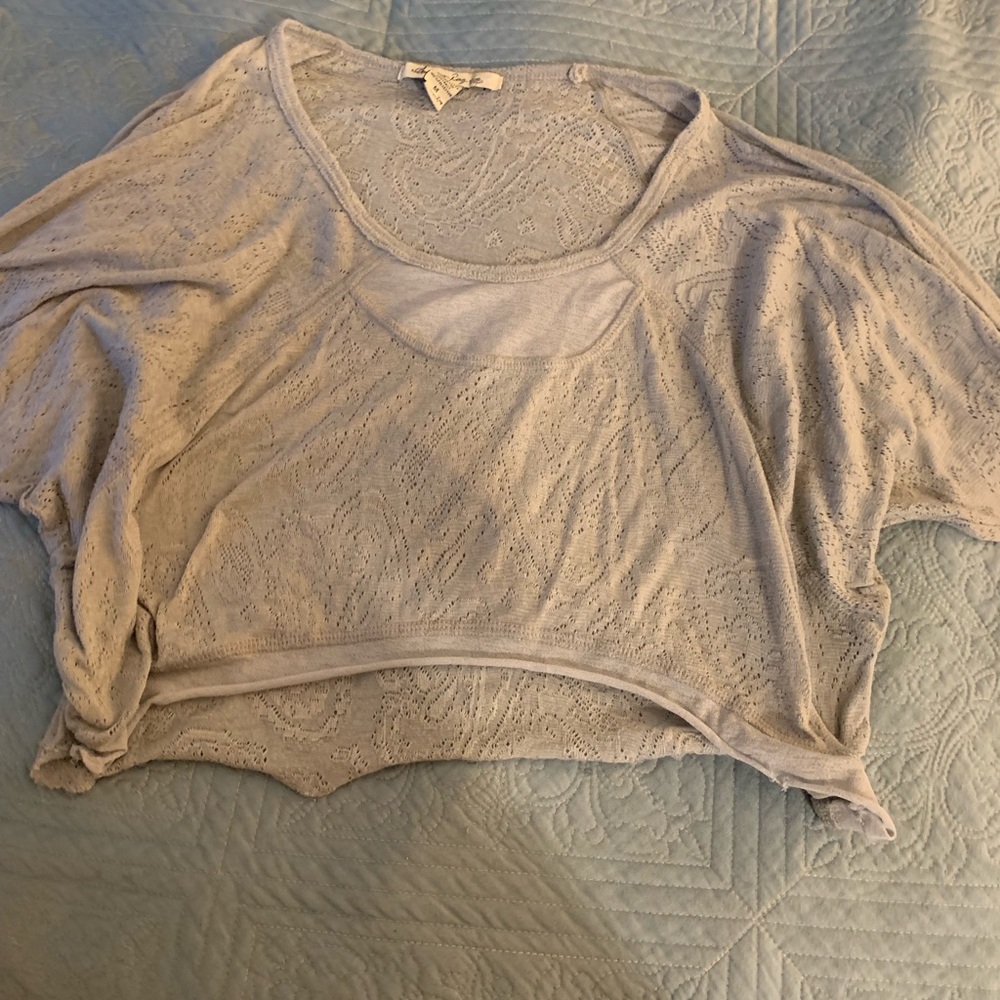 Lace crop top